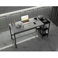 Escritorio industrial acabado de roble vintage