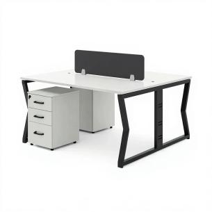 Estacion de trabajo de oficina para 2 personas