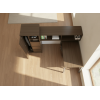 Estación de Trabajo SANTER con Escritorio y Librero | Mueble de Oficina