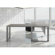 Escritorio de oficina de piel curtida