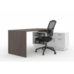 Escritorio Para Computadora De Madera En Forma De L