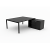 Escritorio de oficina mueble en laminado