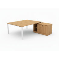 Escritorio de oficina mueble en laminado