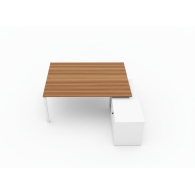 Escritorio de oficina mueble en laminado