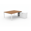 Escritorio de oficina mueble en laminado