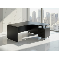 Escritorio en L MINIMAL | Mueble de Oficina con Cajonera