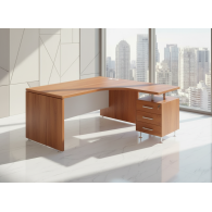 Escritorio en L MINIMAL | Mueble de Oficina con Cajonera