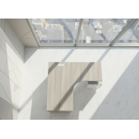 Escritorio en L MINIMAL | Mueble de Oficina con Cajonera