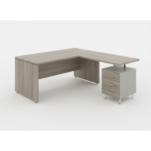 Escritorios para oficina Corner Brown