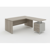 Escritorios para oficina Corner Brown