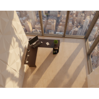 Escritorio Multiusos En Forma De L