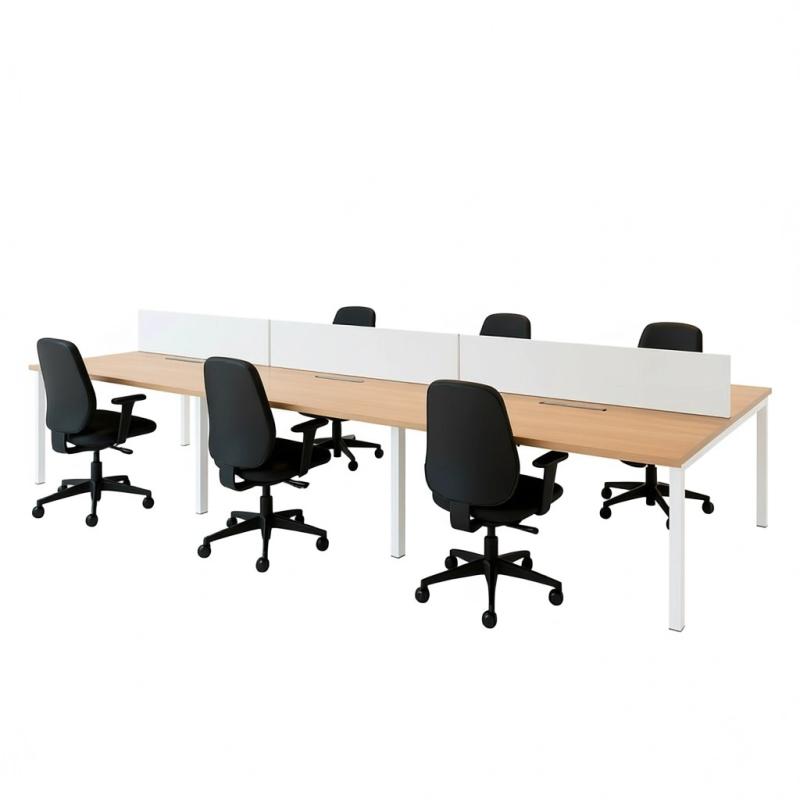 Estaciones de Trabajo Rendon | Melamina y Estructura Metal - Inicio - Muebles de oficina de alta calidad al mejor precio 
