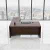 Escritorio Ejecutivo Brown Productive | Muebles de Oficina de Lujo