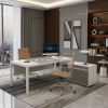 Escritorio moderno de muebles de oficina Escritorio de oficina ejecutivo en forma de L