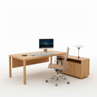 Escritorio moderno de muebles de oficina Escritorio de oficina ejecutivo en forma de L