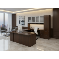 Escritorio Ejecutivo Orange CEO | Evolution Muebles (Garantía 10 años)