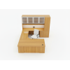 Escritorio Ejecutivo Orange CEO | Evolution Muebles (Garantía 10 años)