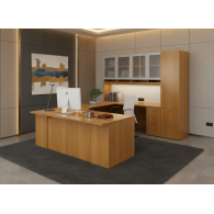 Escritorio Ejecutivo Orange CEO | Evolution Muebles (Garantía 10 años)