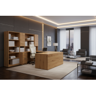 Escritorio mueble de oficina BLACK LU NOVO