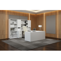 Escritorio mueble de oficina BLACK LU NOVO