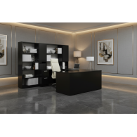 Escritorio mueble de oficina BLACK LU NOVO