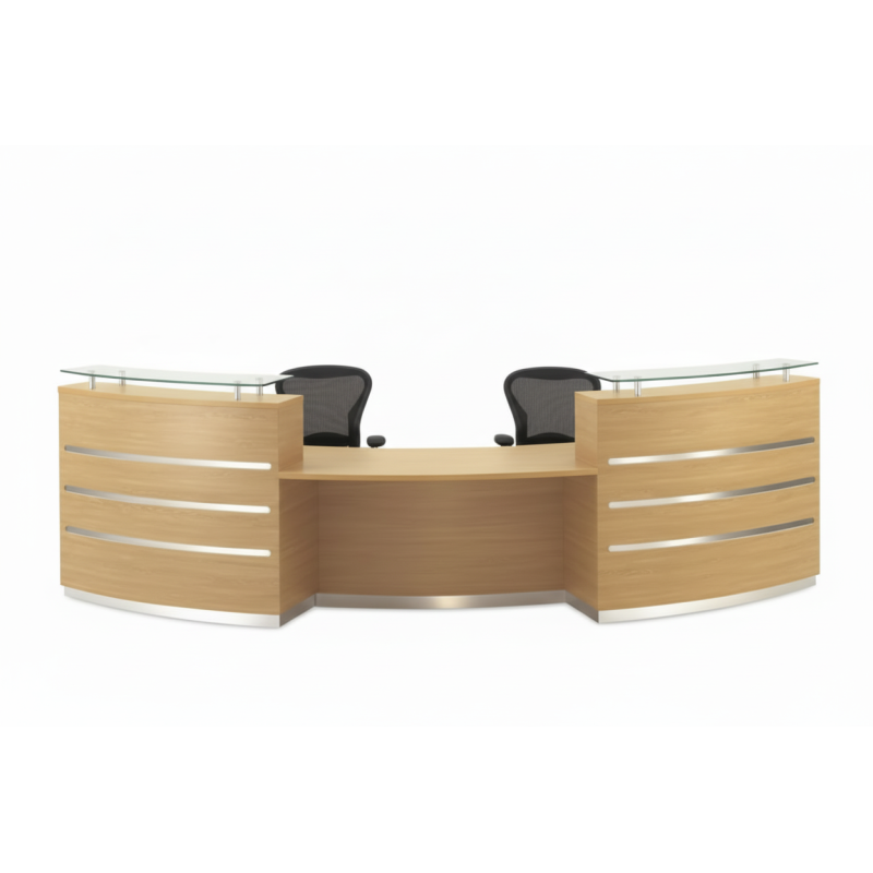 Mueble de recepción para oficina DUE EVOL - Inicio - Muebles de oficina de alta calidad al mejor precio 