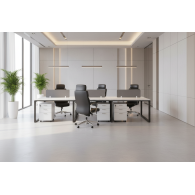 Estacion de trabajo de cubiculo de oficina
