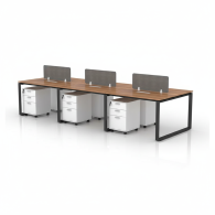 Estacion de trabajo de cubiculo de oficina