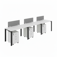 Estacion de trabajo de particiones de oficina