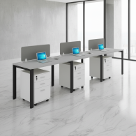 Estacion de trabajo de particiones de oficina