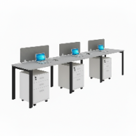 Estacion de trabajo de particiones de oficina