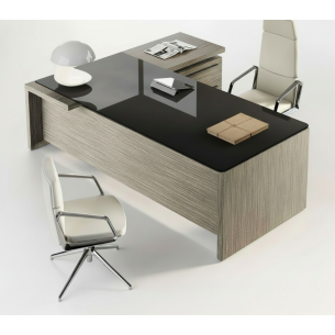 Escritorio de oficina ejecutivo con cajones