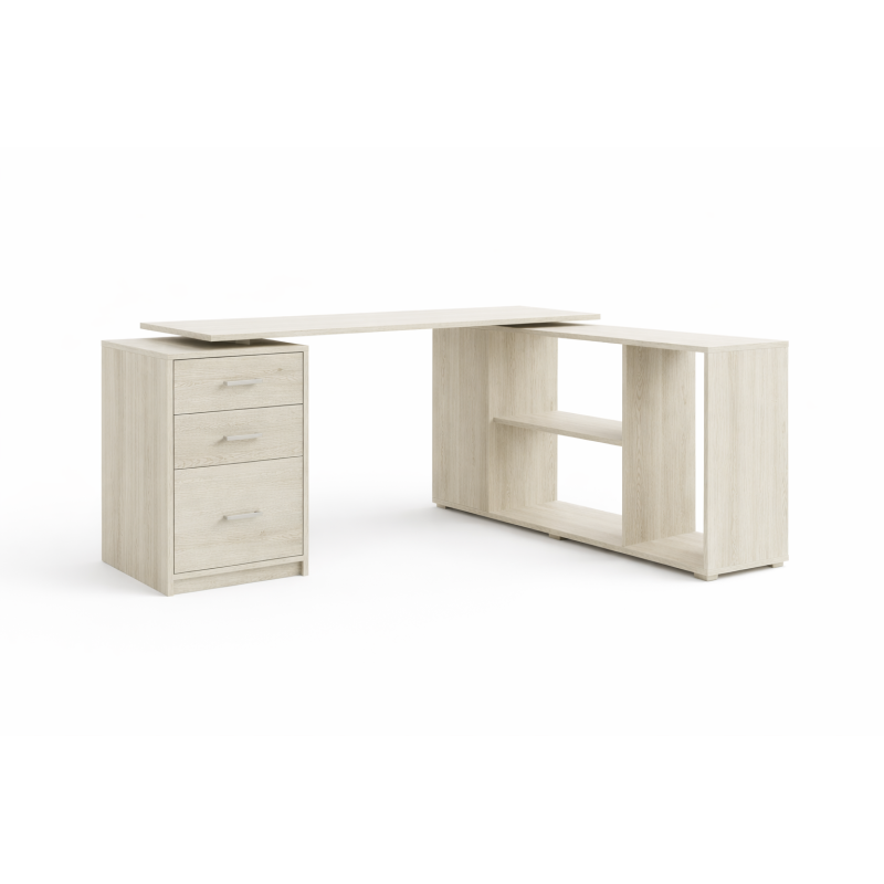 Escritorio Moderno Esquinero Blanco Económico En L - Home - Muebles de oficina de alta calidad al mejor precio 