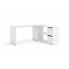 Escritorio De Esquina Reversible En Forma De L Blanco