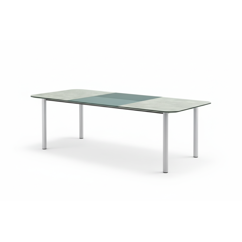 Escritorio de oficina ejecutivo rectangular de cuero - Escritorios directivos - Muebles de oficina de alta calidad al mejor precio 