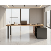 Escritorio de oficina de madera