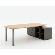 Escritorio de oficina de madera