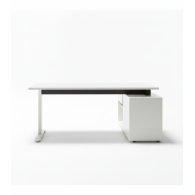 Escritorio de oficina modular de melamina