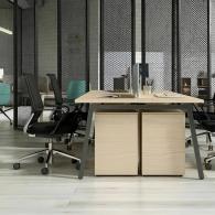 Estación de Trabajo Moderna para Oficina Nexus Team | Evolution Muebles
