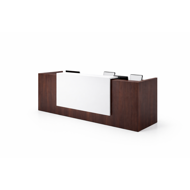 Recepción para oficina White Brown - Inicio - Muebles de oficina de alta calidad al mejor precio 