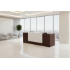 Recepción para oficina White Brown