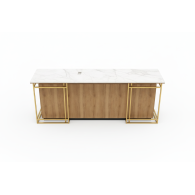 Mostrador de recepción ORO