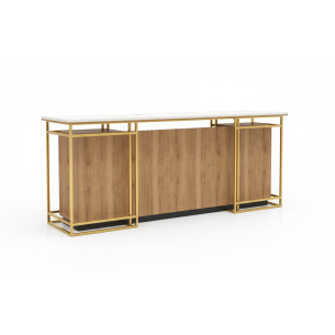 Mostrador de recepción ORO