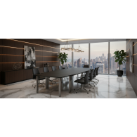 Mesa de Juntas para oficina extensible Cherryman Amber