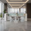 Cubiculos de oficina modernos
