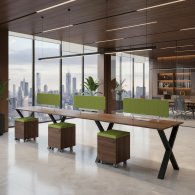 Cubiculos de oficina de estacion de trabajo