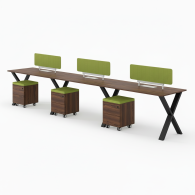 Cubiculos de oficina de estacion de trabajo