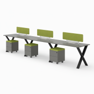 Cubiculos de oficina de estacion de trabajo