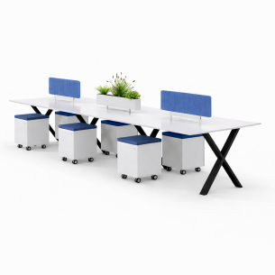 Cubiculos de oficina de estacion de trabajo