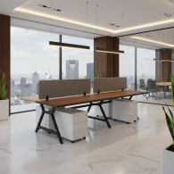 Estación de trabajo muebles de oficina ÉLITE NATURE